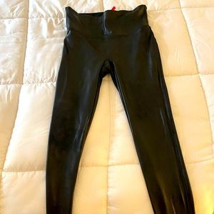 Leather spanx